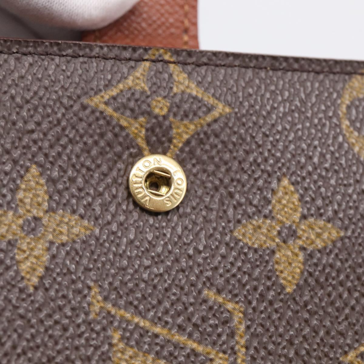 LOUIS VUITTON Monogram Agenda PM Day Planner Cover R20005 LV Auth SK305A
