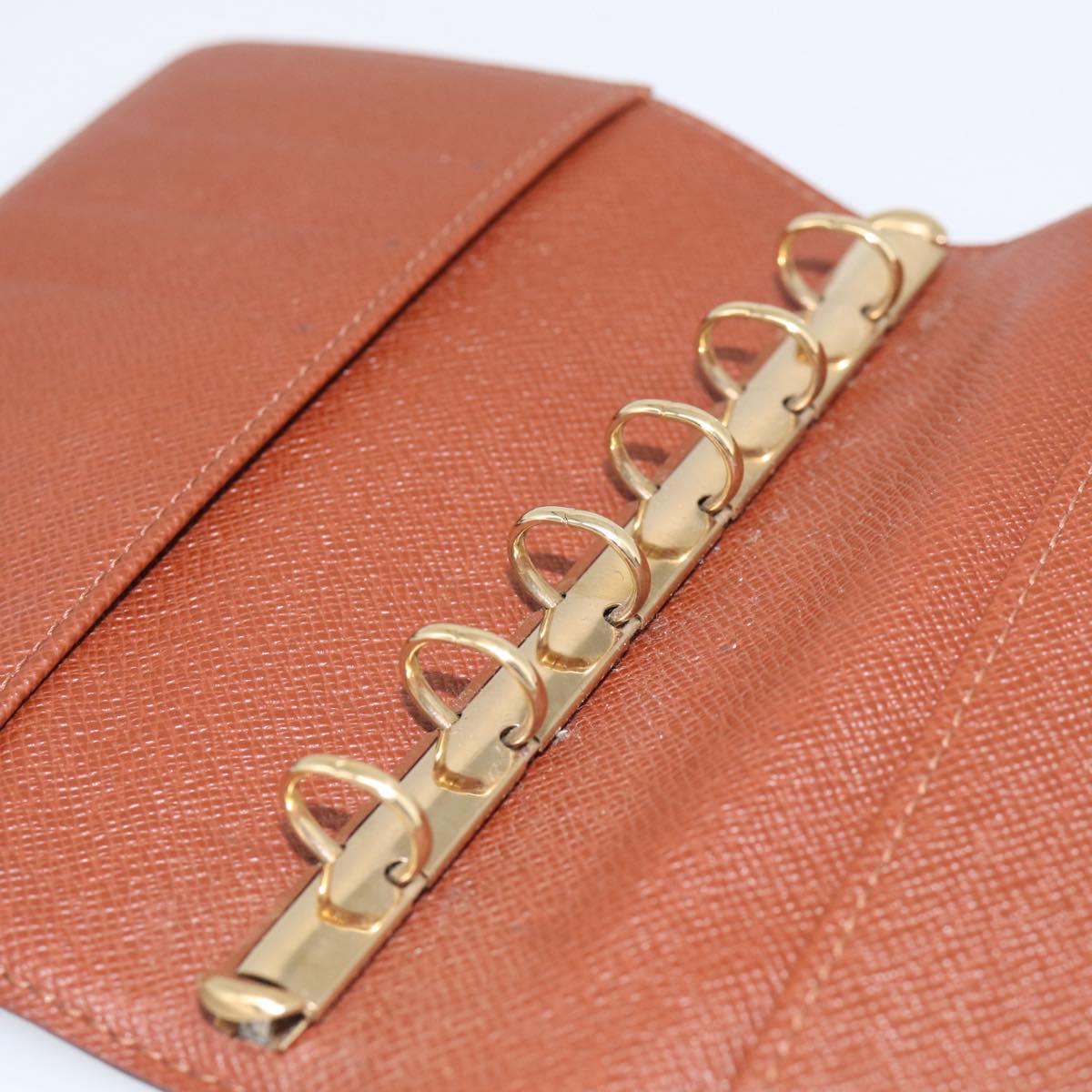 LOUIS VUITTON Monogram Agenda PM Day Planner Cover R20005 LV Auth SK305A