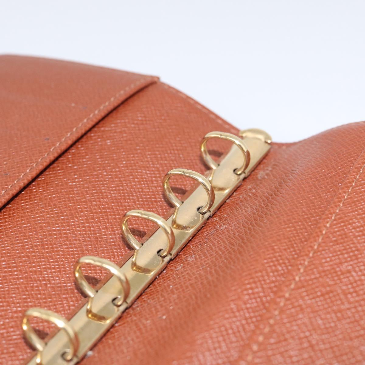 LOUIS VUITTON Monogram Agenda PM Day Planner Cover R20005 LV Auth SK305A