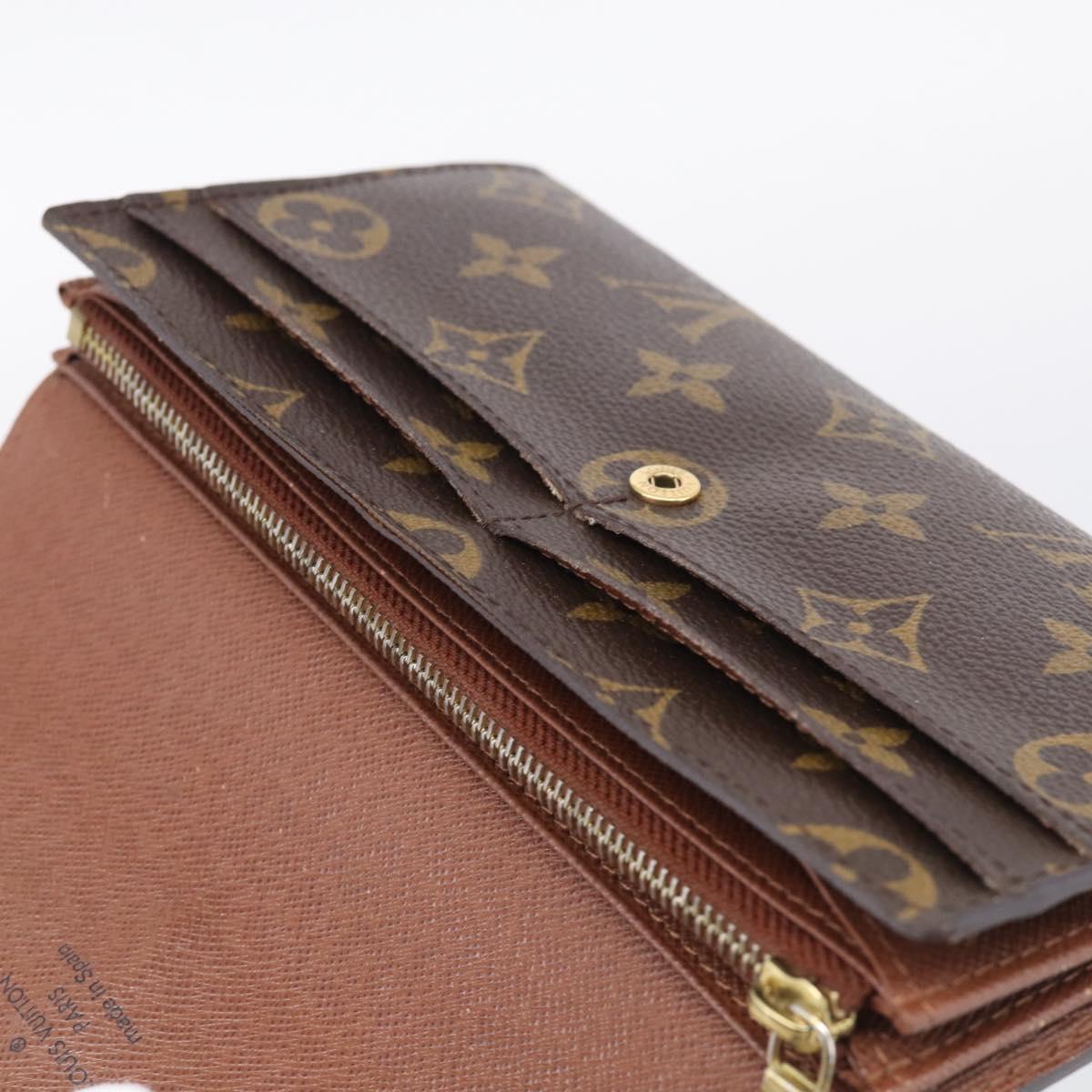 LOUIS VUITTON Monogram Portefeuille Sarah Long Wallet M61734 LV Auth SK314