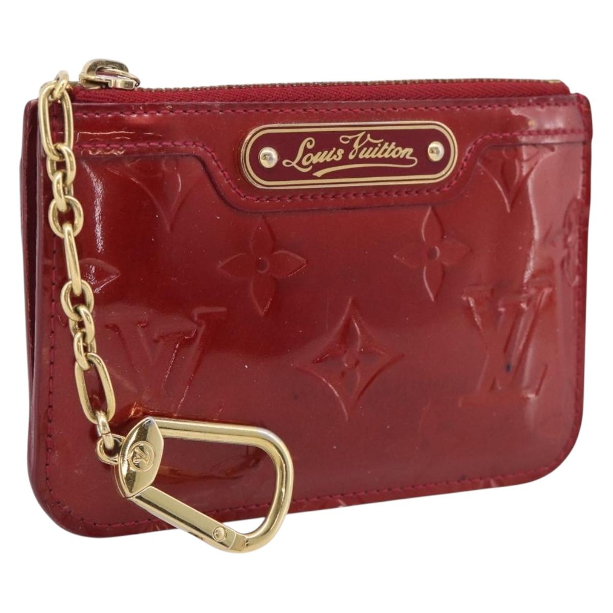 LOUIS VUITTON Pochette ClesNM Coin Purse Pomme D'amour M93559 LV Auth SK320