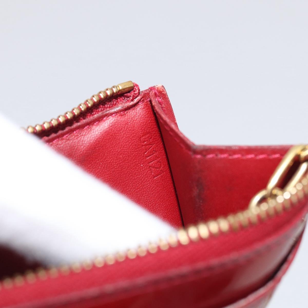 LOUIS VUITTON Pochette ClesNM Coin Purse Pomme D'amour M93559 LV Auth SK320