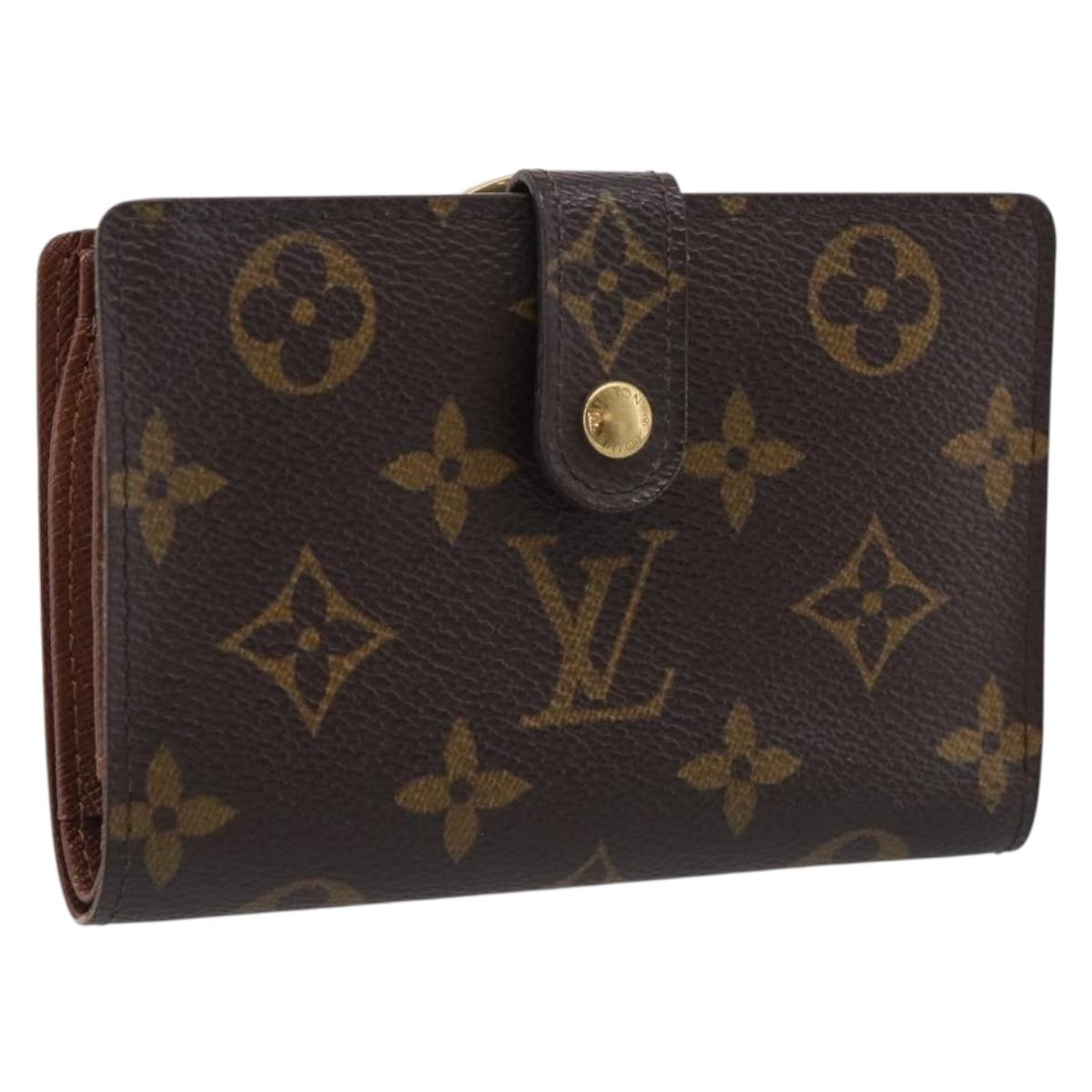 LOUIS VUITTON Monogram Portefeuille Viennois Bifold Wallet M61674 LV Auth SK328
