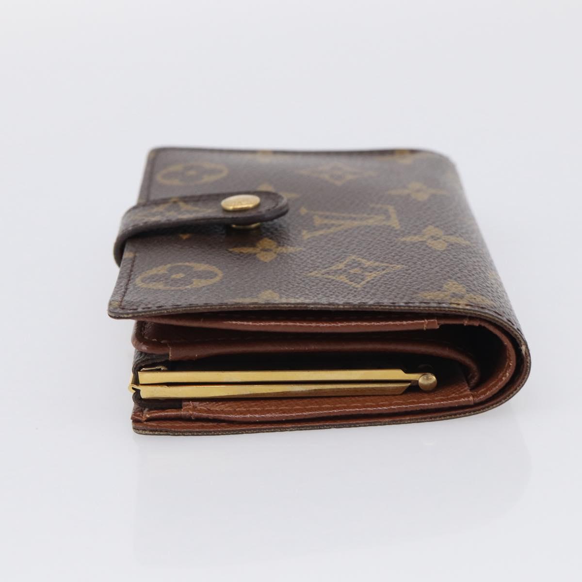 LOUIS VUITTON Monogram Portefeuille Viennois Bifold Wallet M61674 LV Auth SK328