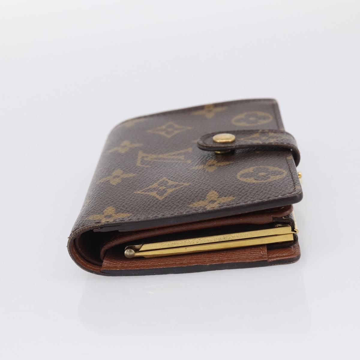 LOUIS VUITTON Monogram Portefeuille Viennois Bifold Wallet M61674 LV Auth SK328
