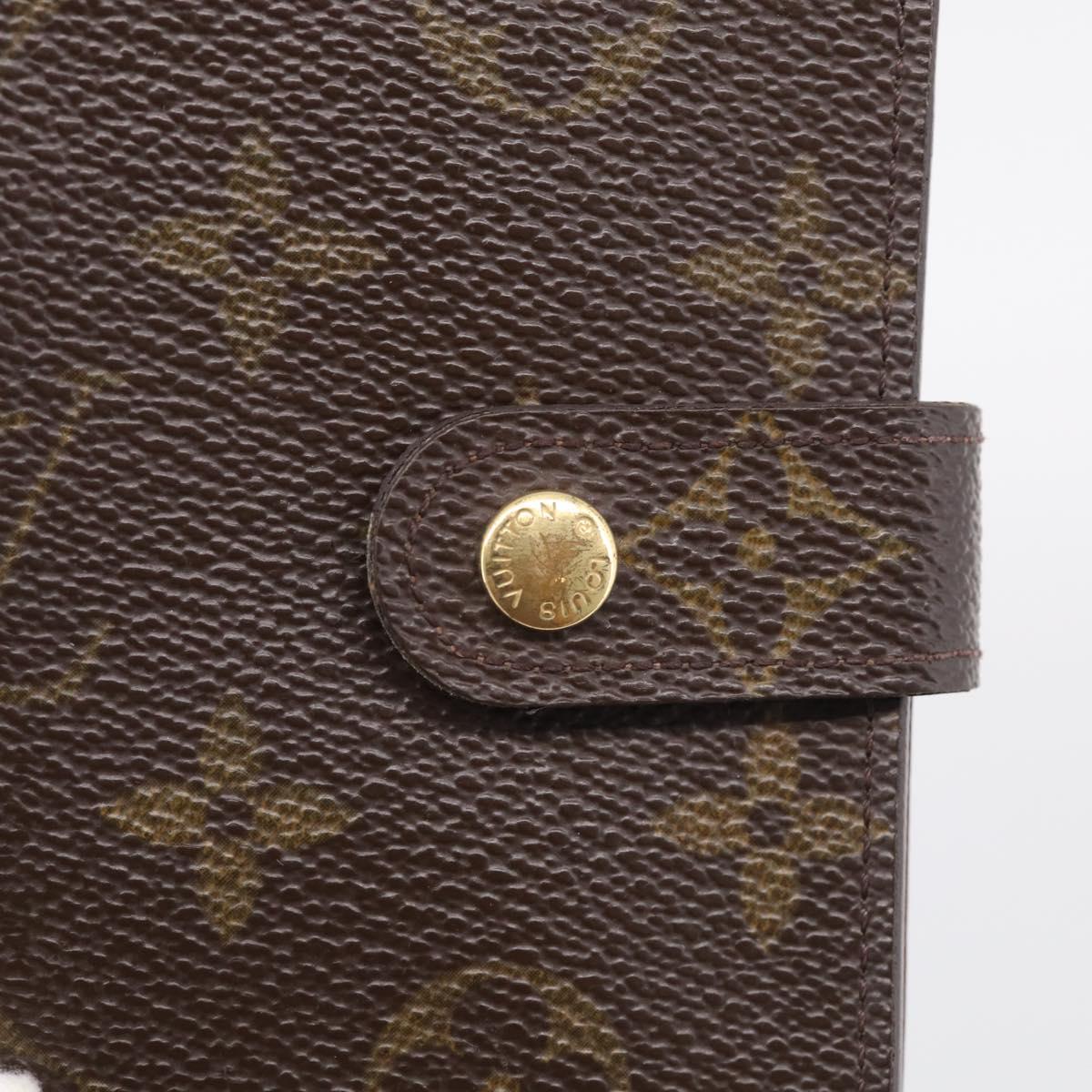 LOUIS VUITTON Monogram Compact Zip Wallet M61667 LV Auth SK342