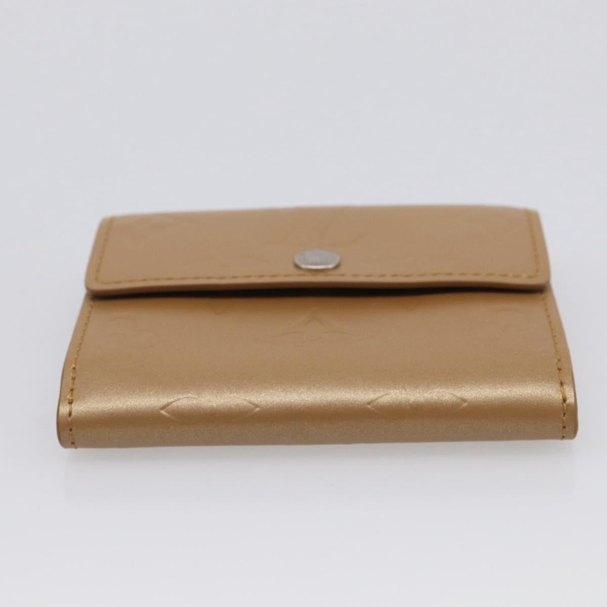 LOUIS VUITTON Monogram Mat Ludlow Coin Purse Amble M65127 LV Auth SK400A