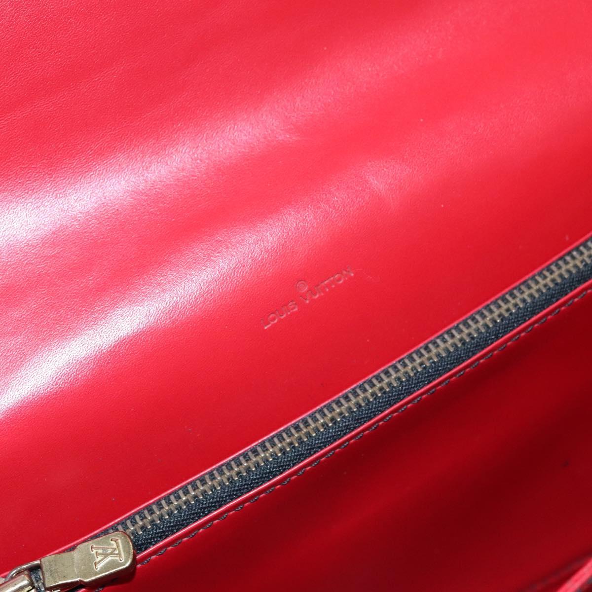 LOUIS VUITTON Epi Free Run Bicolor Shoulder Bag Red Black M52417 LV Auth SW055
