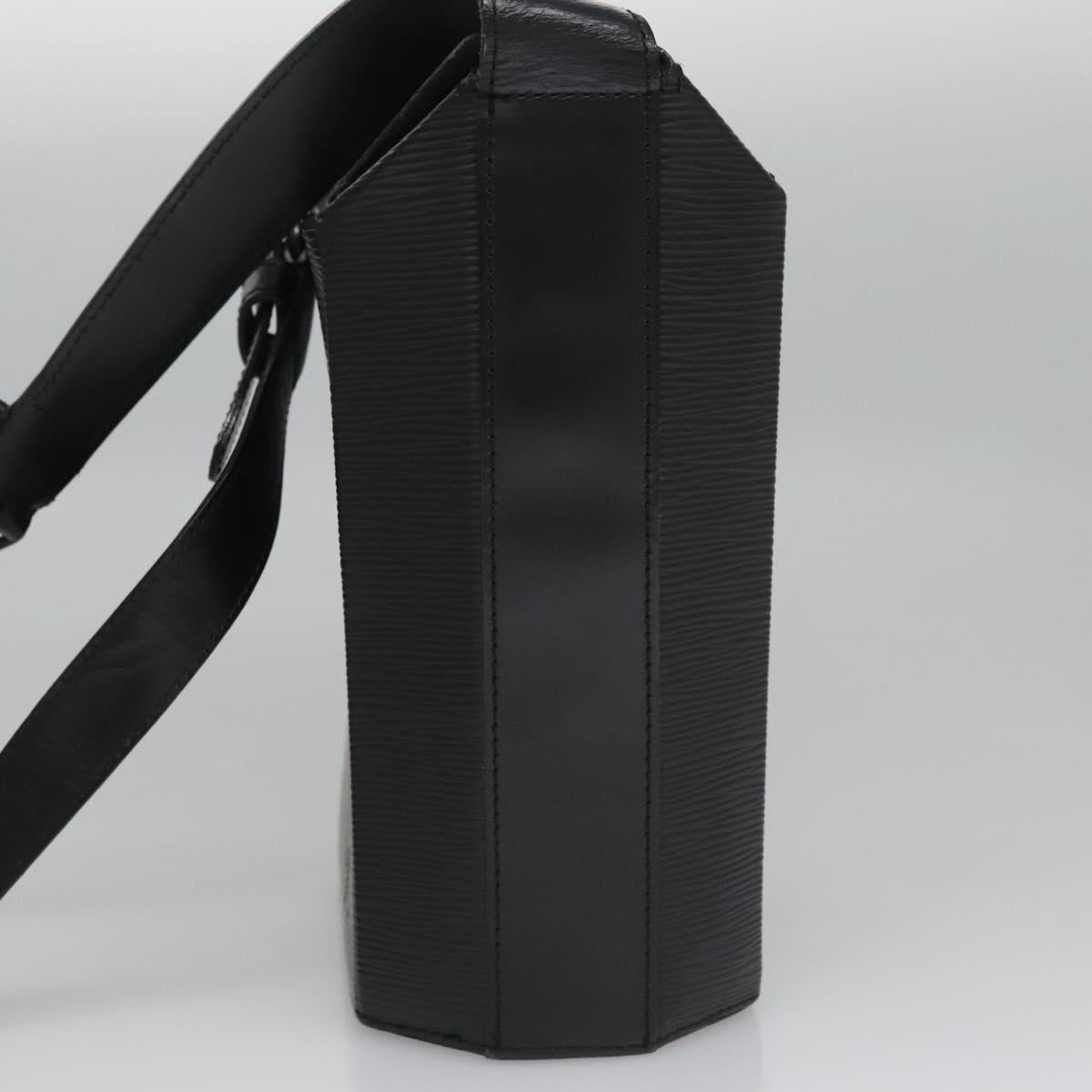 LOUIS VUITTON Epi Sac Saw Shoulder Bag 2way Black M80161 LV Auth SW056