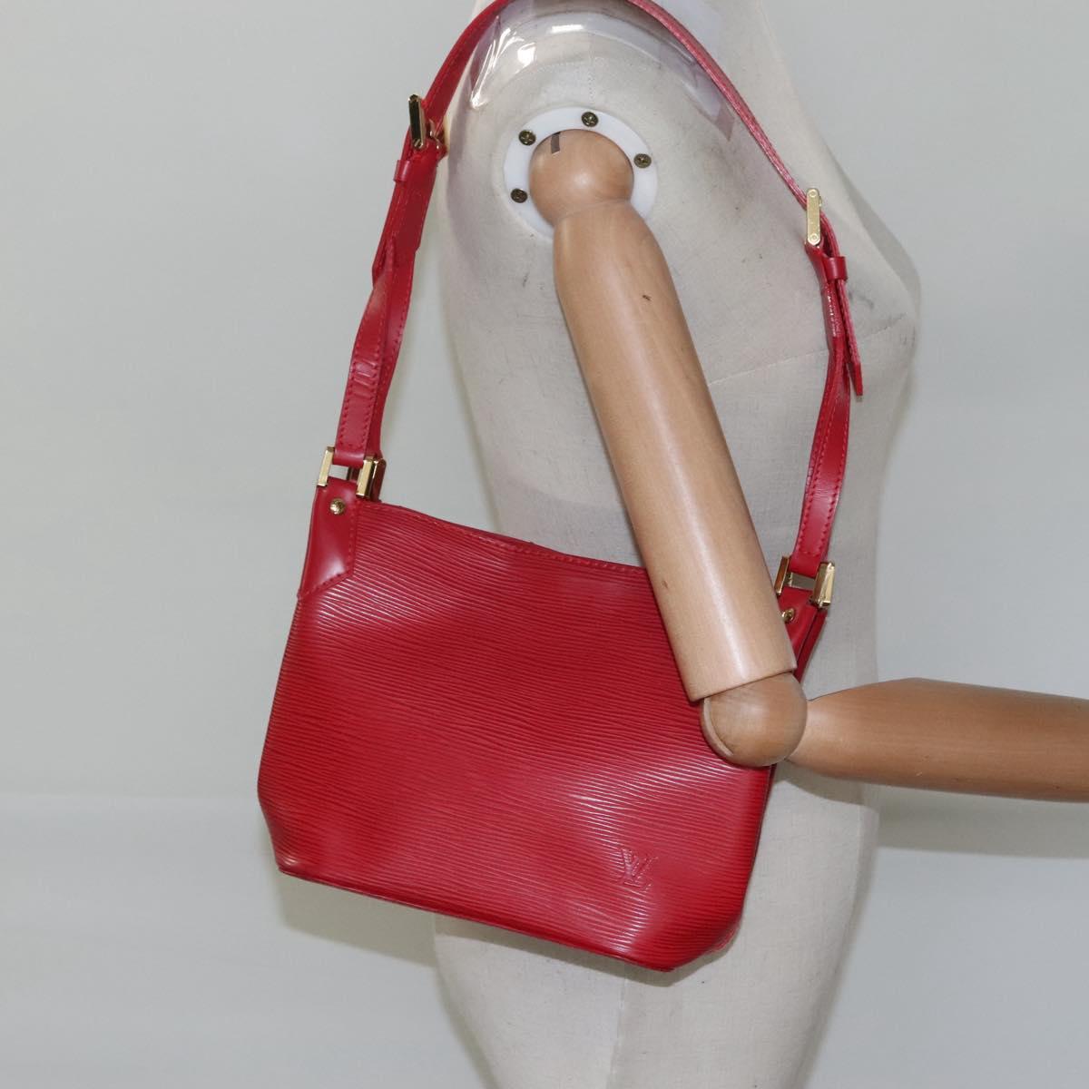 LOUIS VUITTON Epi Mandala PM Shoulder Bag Red M5893E LV Auth sw088V