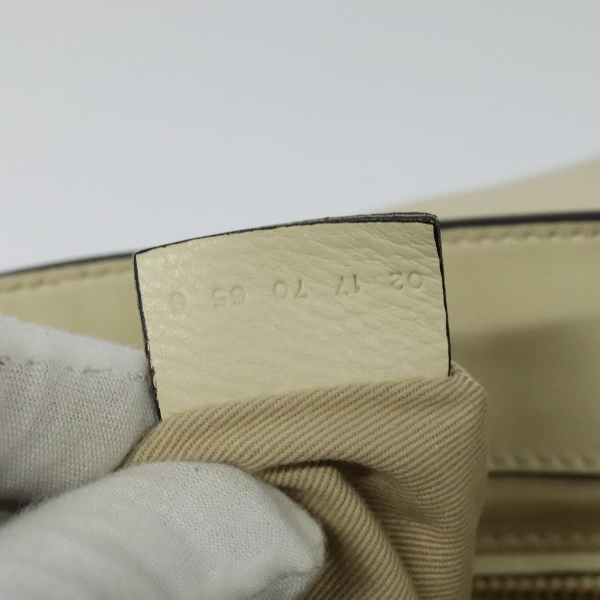 Chloe Fay Backpack Suede Leather Beige Gold Auth SW1000