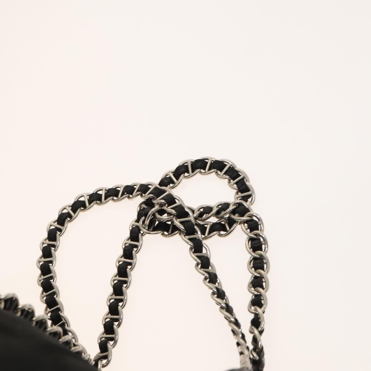 PRADA Backpack Nylon Black Silver Auth SW1014