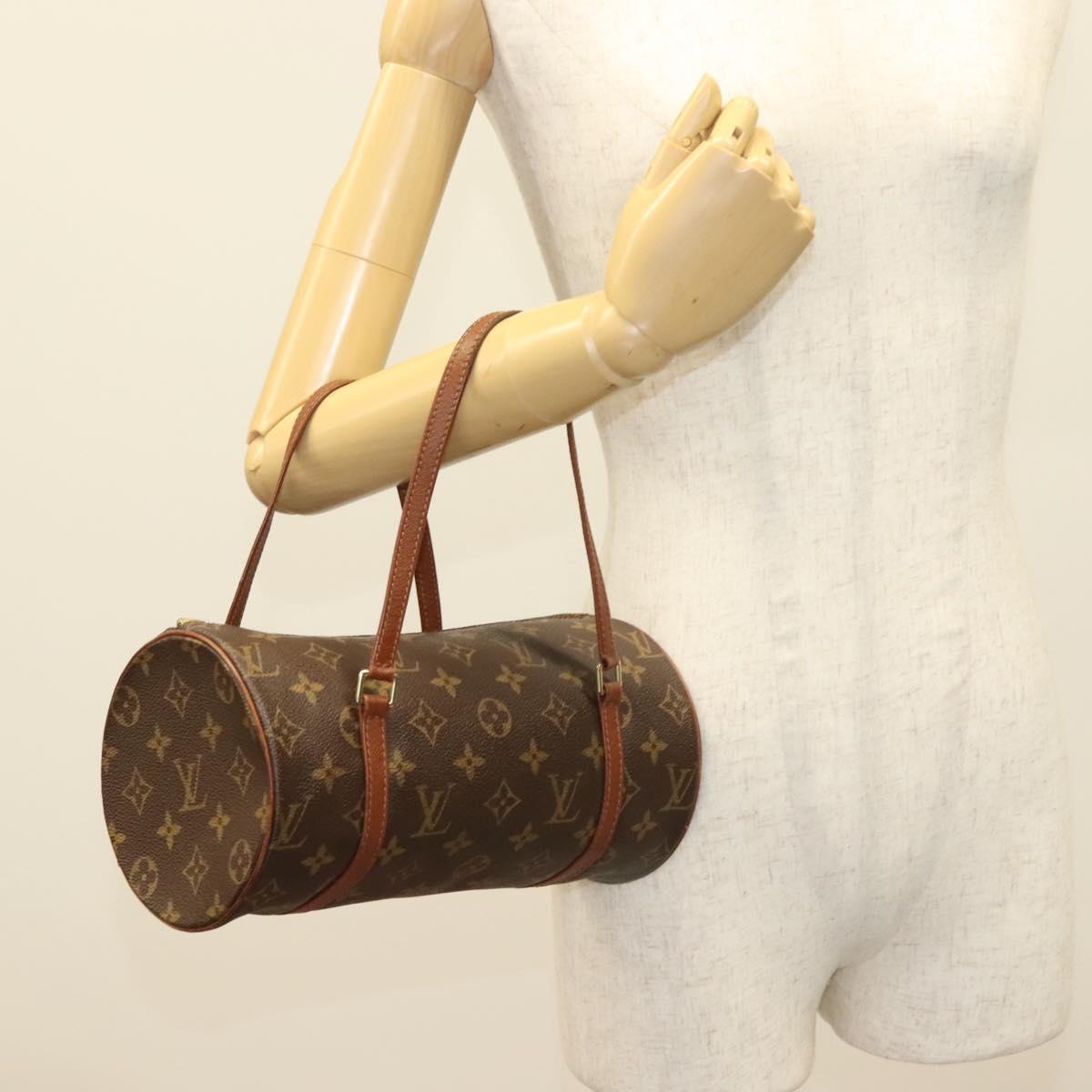 LOUIS VUITTON Monogram Papillon 26 Hand Bag M51386 LV Auth SW1034