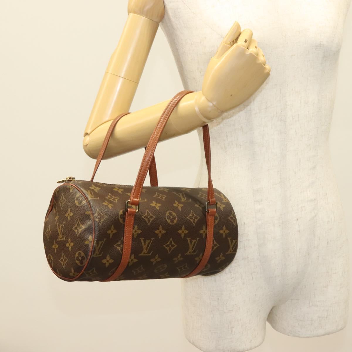 LOUIS VUITTON Monogram Papillon 26 Hand Bag M51386 LV Auth SW1036