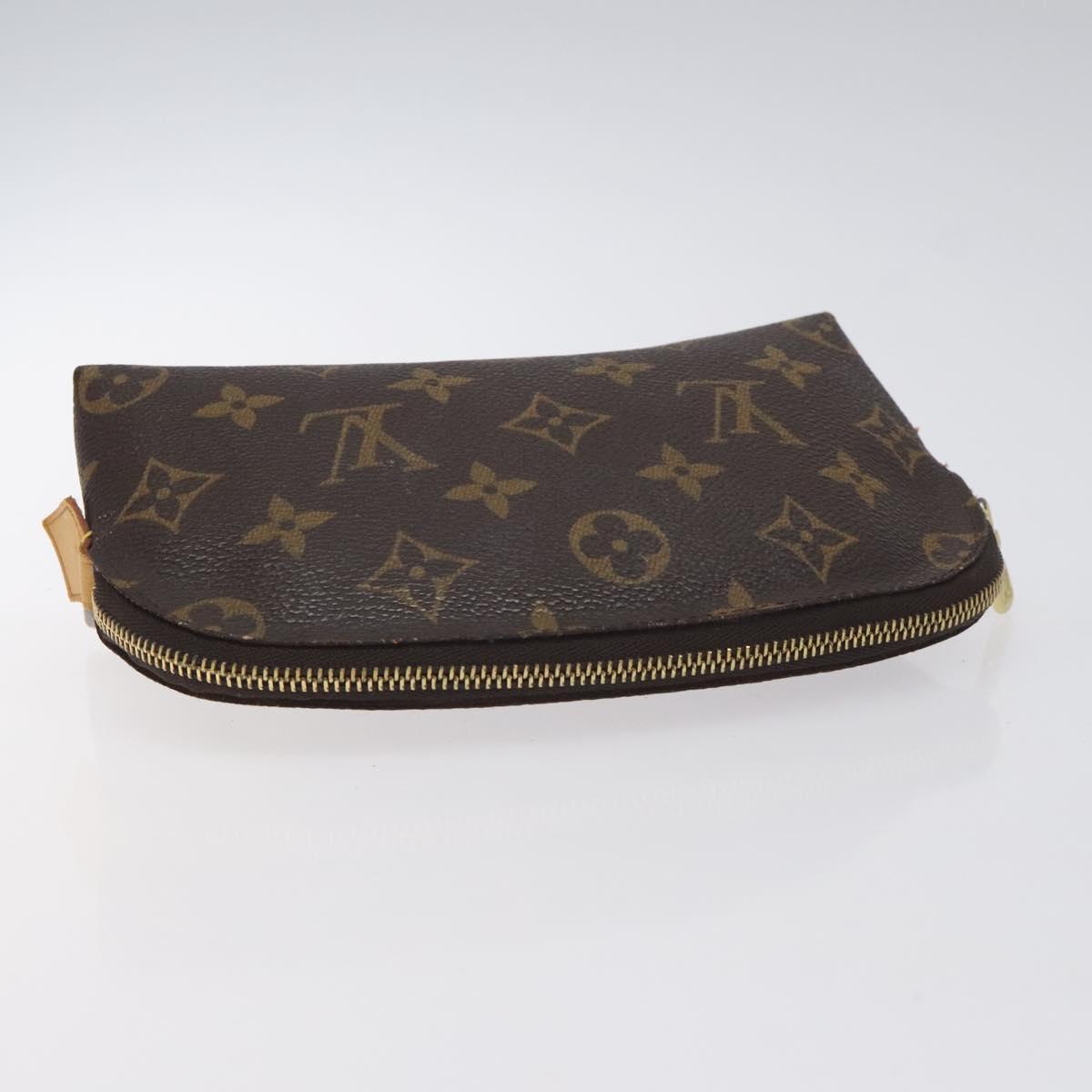LOUIS VUITTON Monogram Pochette Cosmetic PM Pouch M43998 LV Auth SW1041