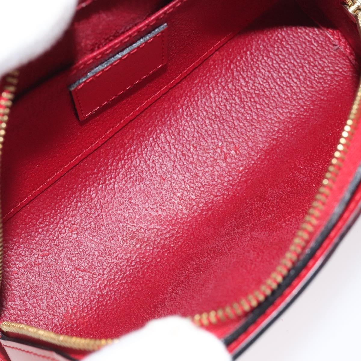 LOUIS VUITTON Epi Dauphine PM Pouch Castilian Red M48447 LV Auth SW1048