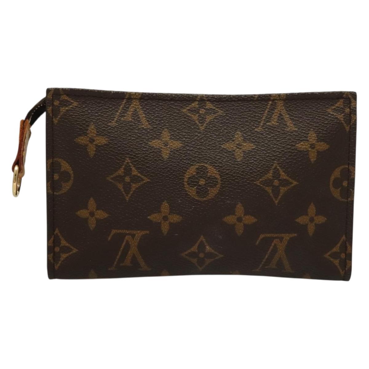 LOUIS VUITTON Monogram Bucket PM Accessory Pouch LV Auth SW1059