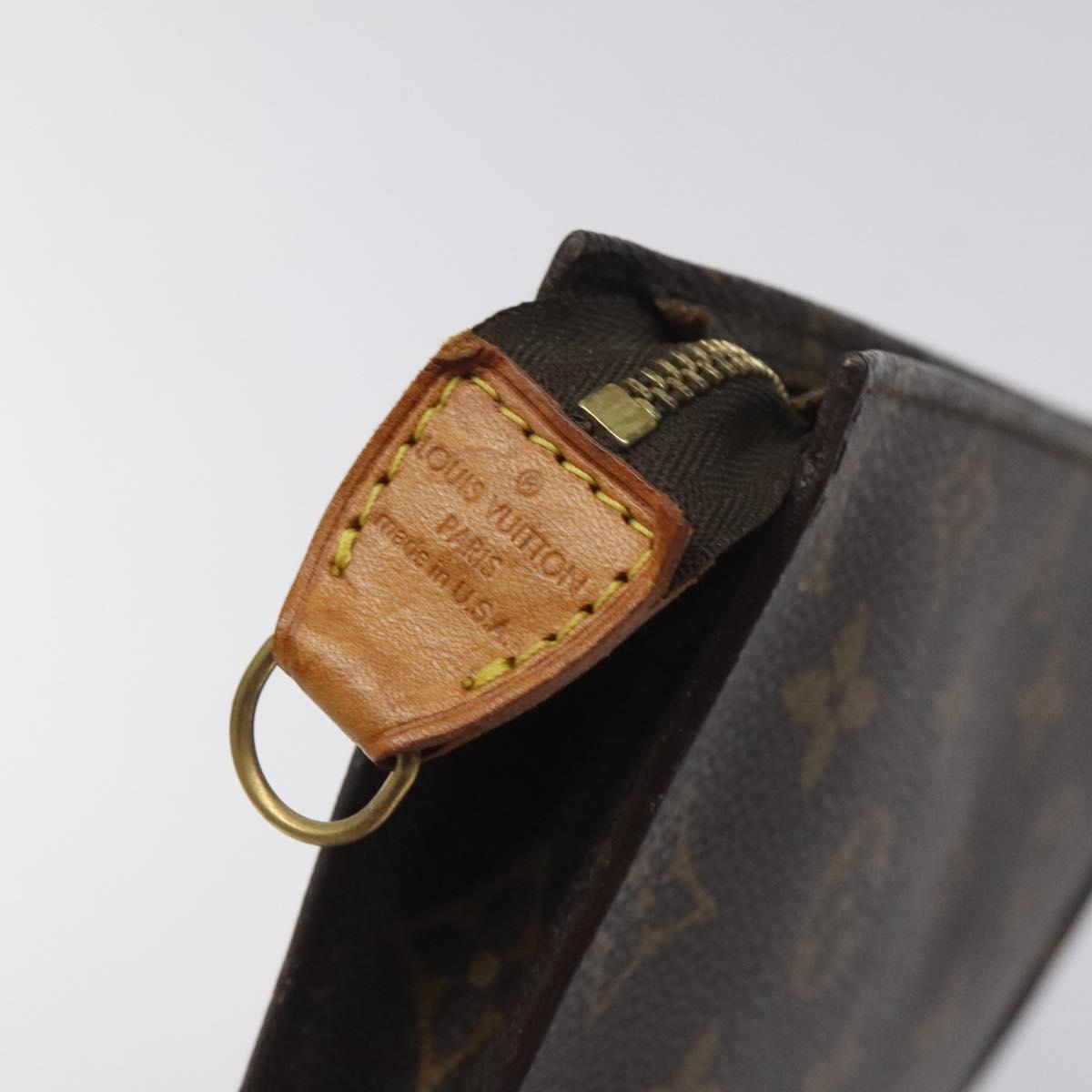 LOUIS VUITTON Monogram Bucket GM Accessory Pouch LV Auth SW1060