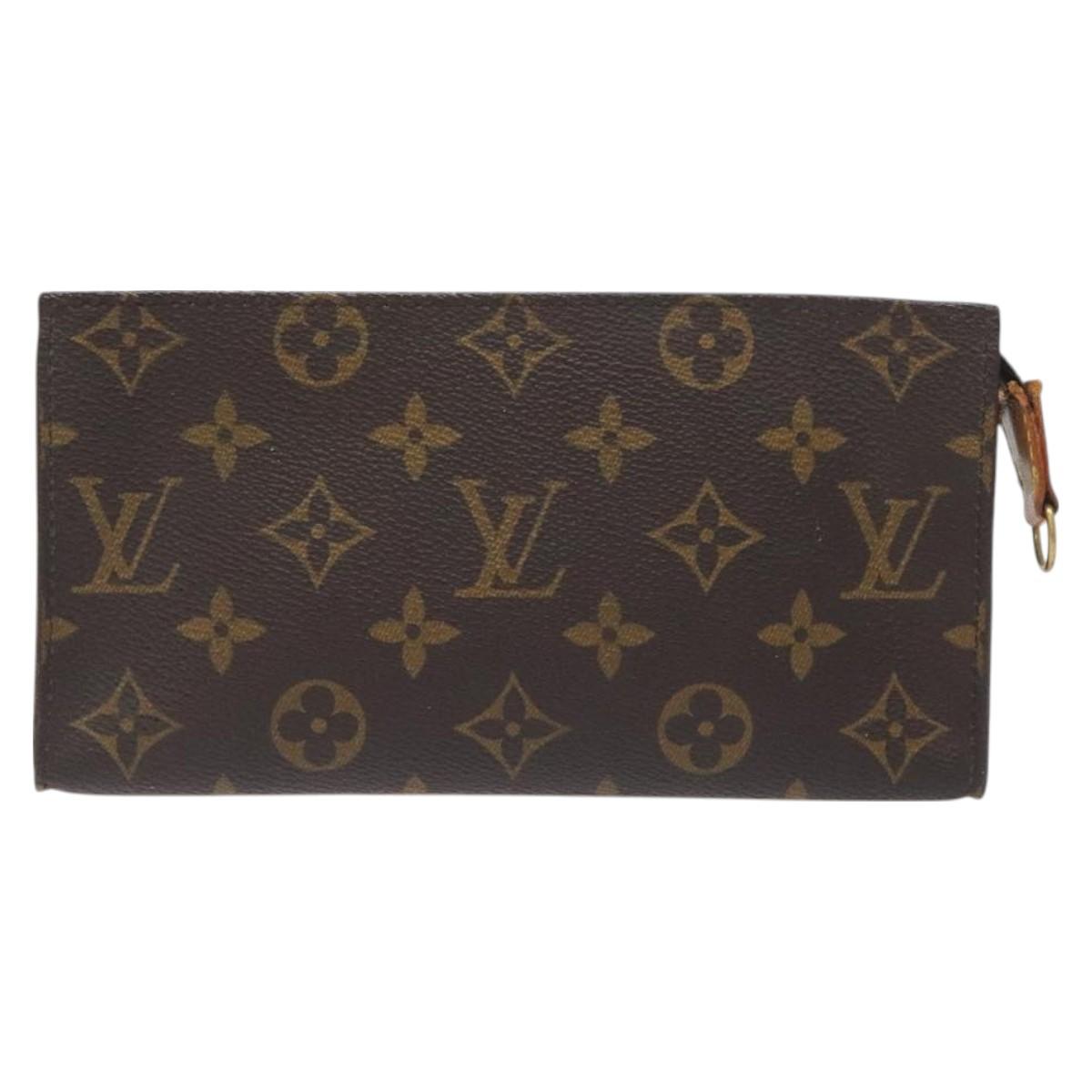 LOUIS VUITTON Monogram Bucket GM Accessory Pouch LV Auth SW1060