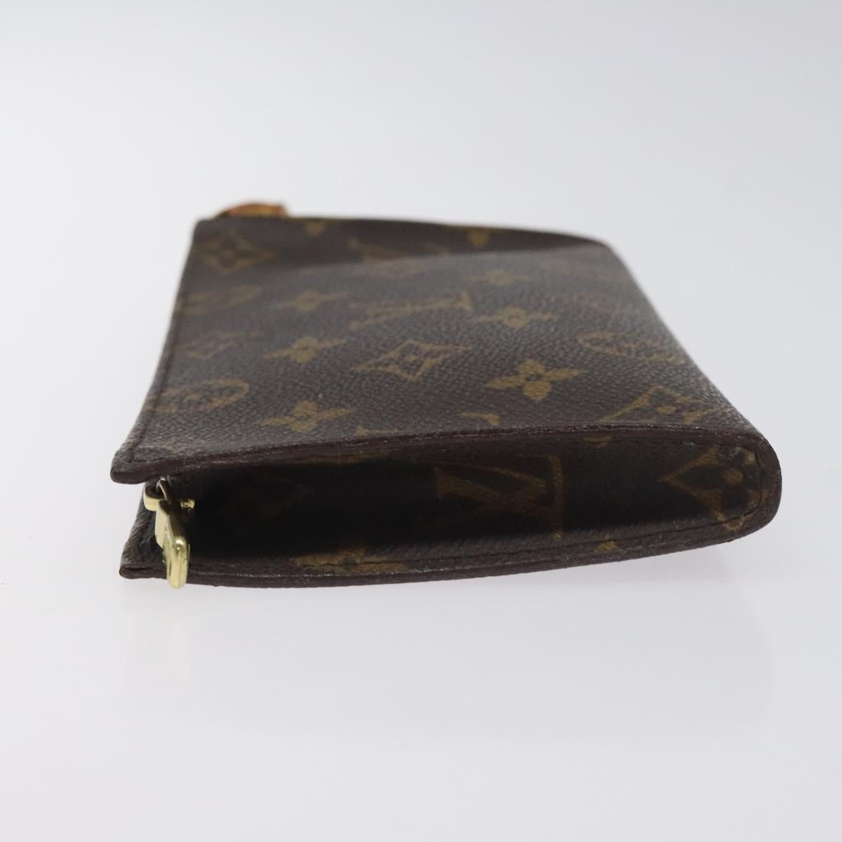 LOUIS VUITTON Monogram Bucket GM Accessory Pouch LV Auth SW1060