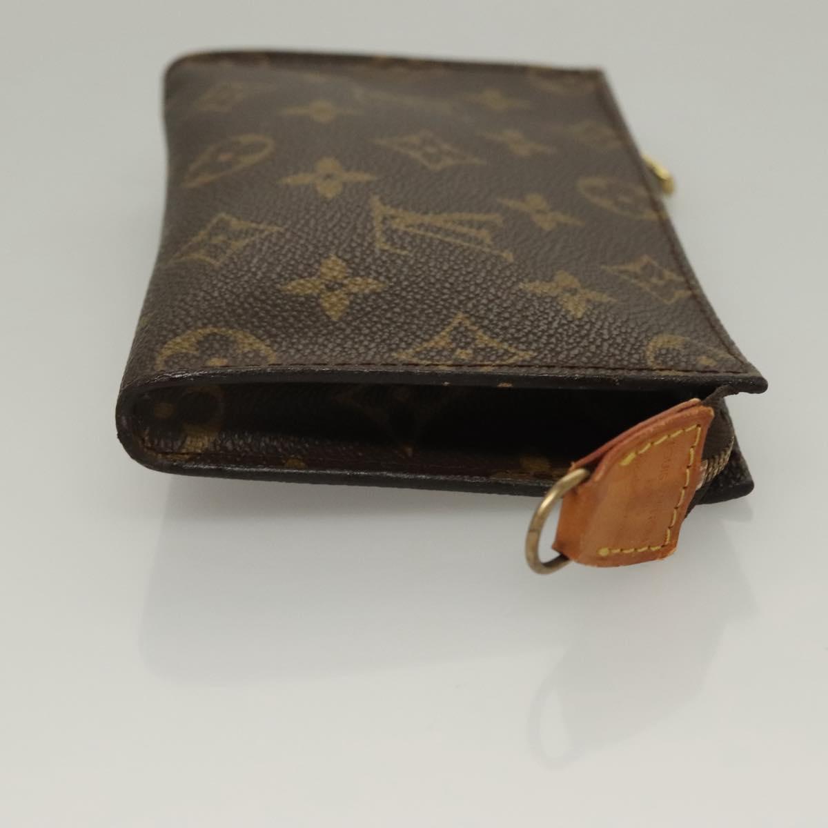 LOUIS VUITTON Monogram Bucket PM Accessory Pouch LV Auth SW1069