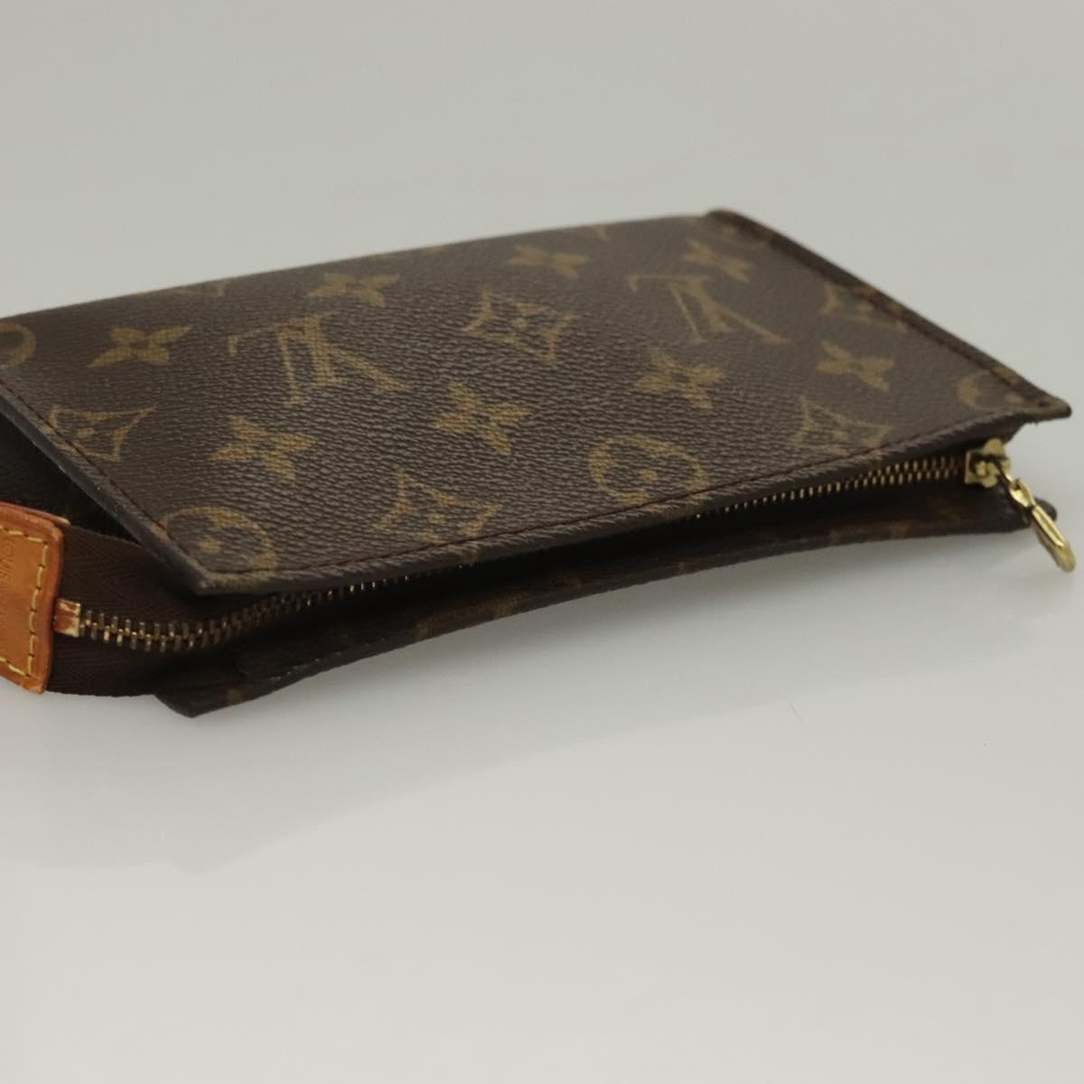 LOUIS VUITTON Monogram Bucket PM Accessory Pouch LV Auth SW1069