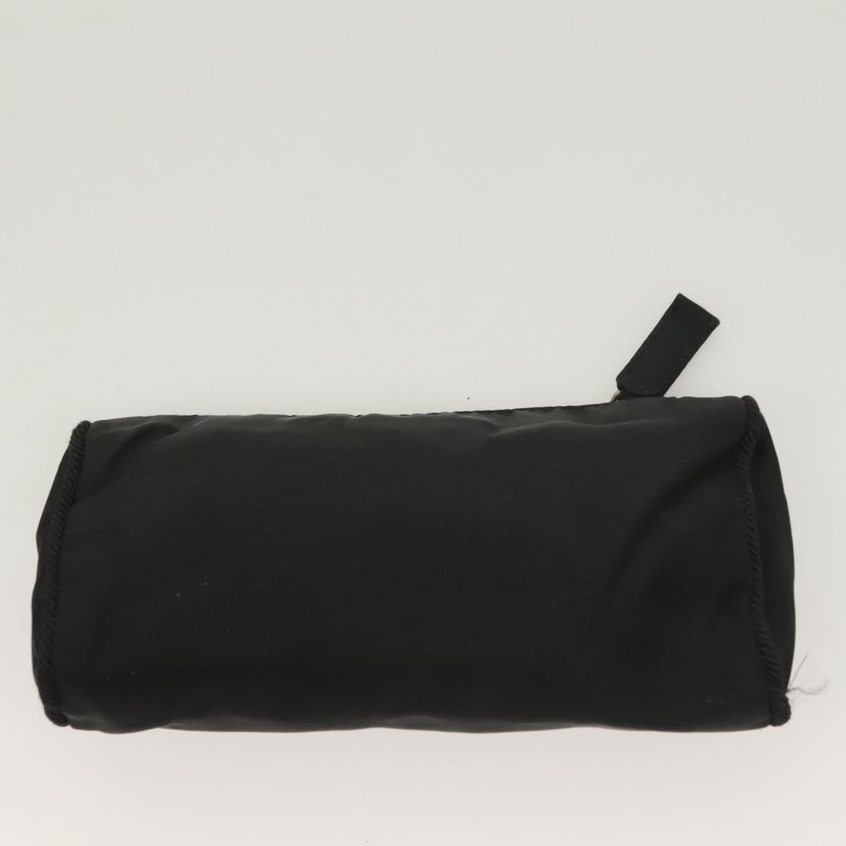 PRADA Pouch Nylon 2Set Black Auth SW1078
