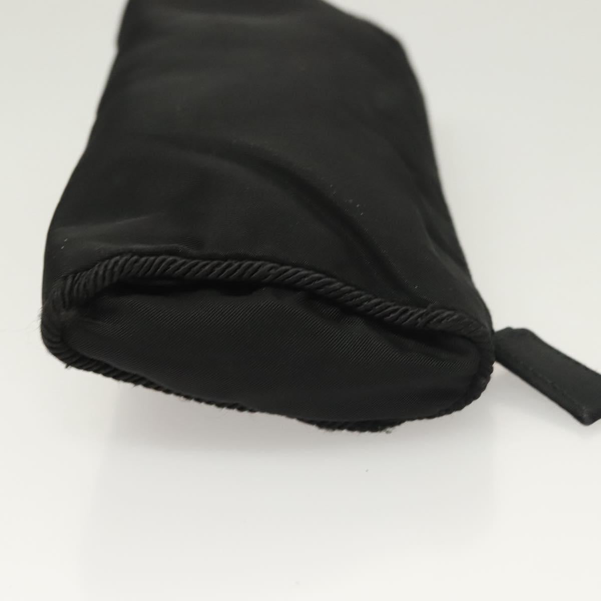 PRADA Pouch Nylon 2Set Black Auth SW1078
