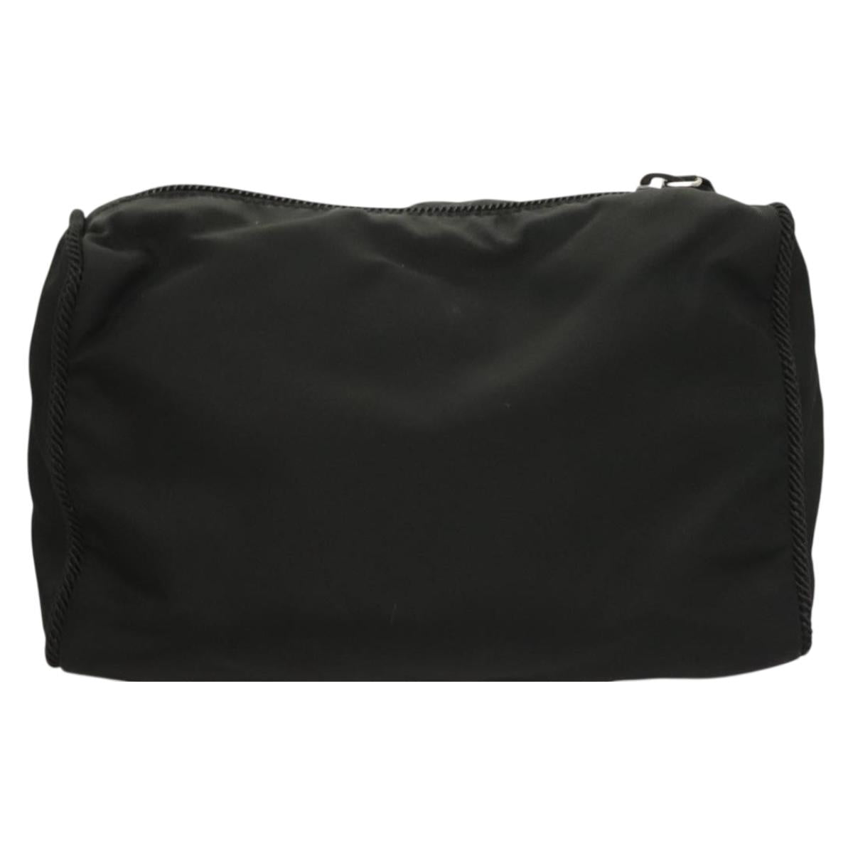 PRADA Pouch Nylon 2Set Black Auth SW1078