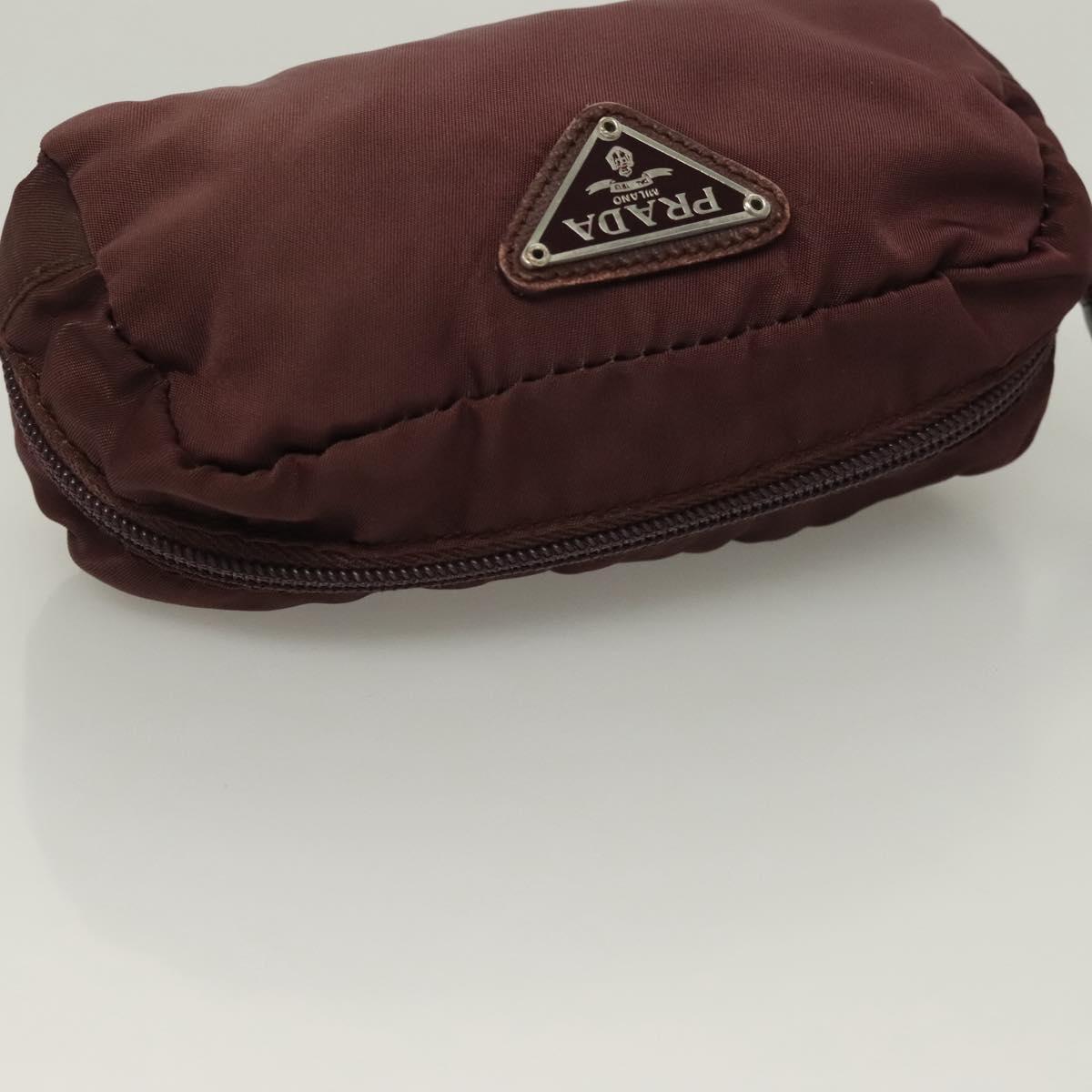 PRADA Pouch Nylon 5Set Black Navy Auth SW1079