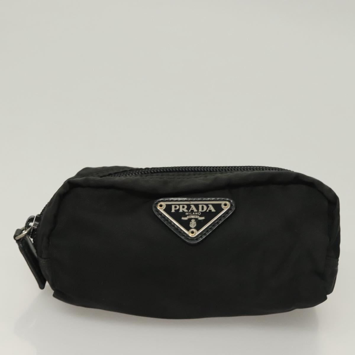 PRADA Pouch Nylon 5Set Black Navy Auth SW1079