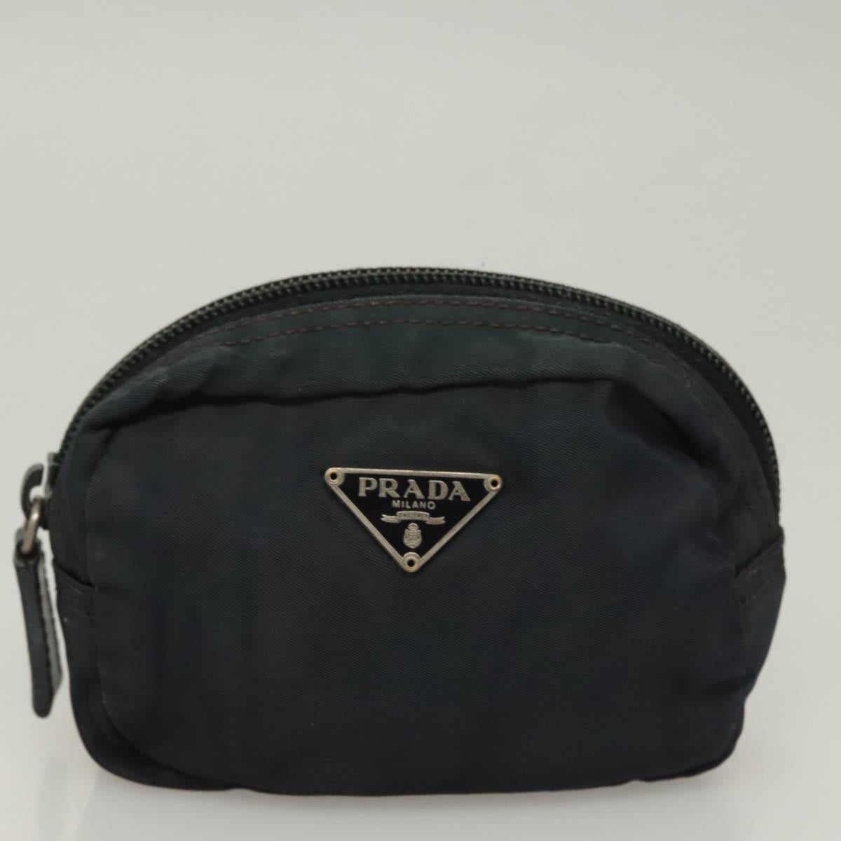 PRADA Pouch Nylon 5Set Black Navy Auth SW1079