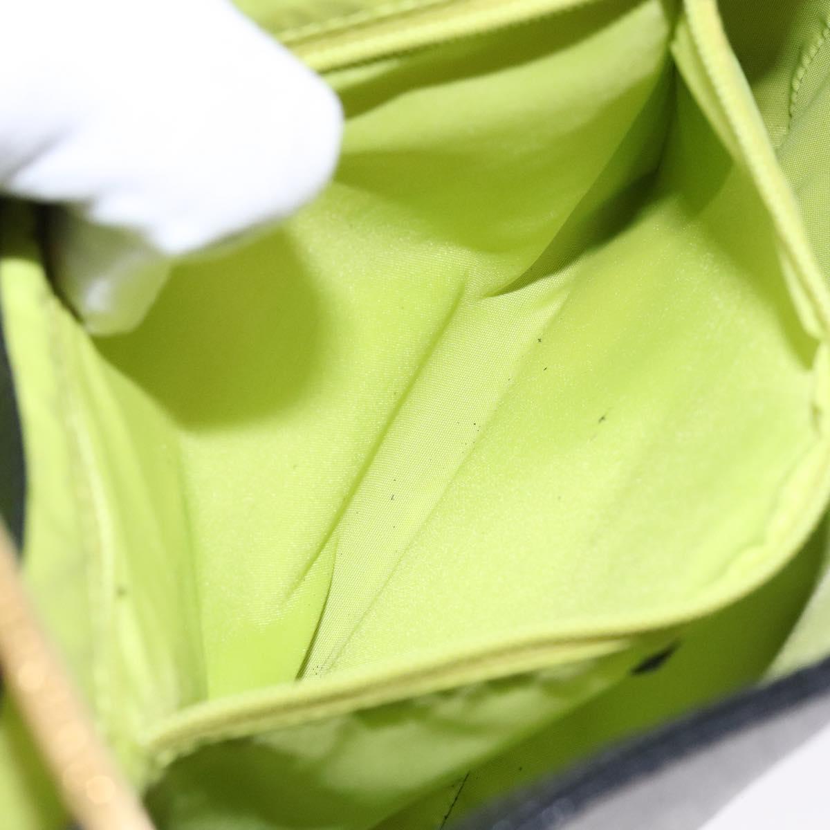 GIVENCHY Shoulder Bag Leather Black Gold Auth sw1101