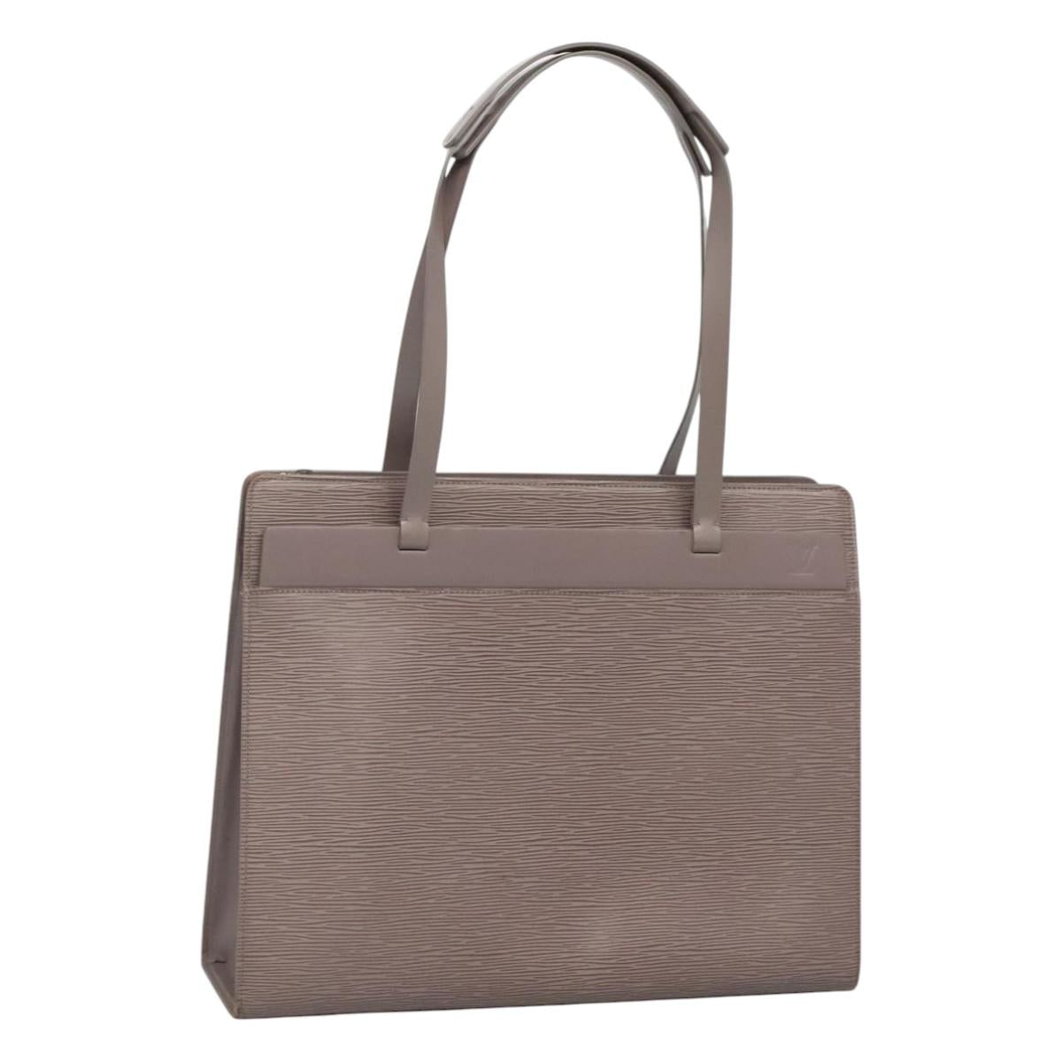 LOUIS VUITTON Epi Croisette PM Tote Bag Lilac M5249B LV Auth sw115