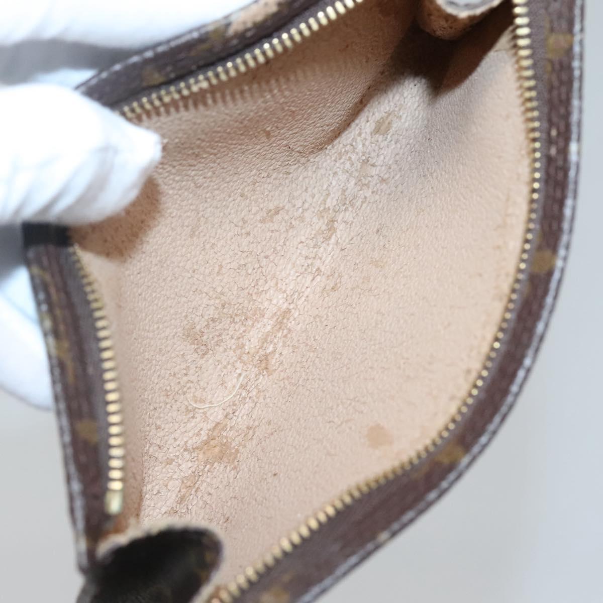 LOUIS VUITTON Monogram Bucket PM Accessory Pouch LV Auth sw1163