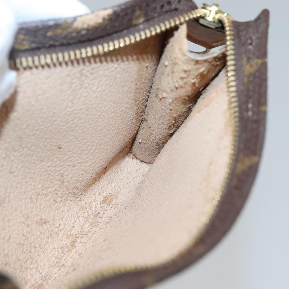 LOUIS VUITTON Monogram Bucket PM Accessory Pouch LV Auth sw1163