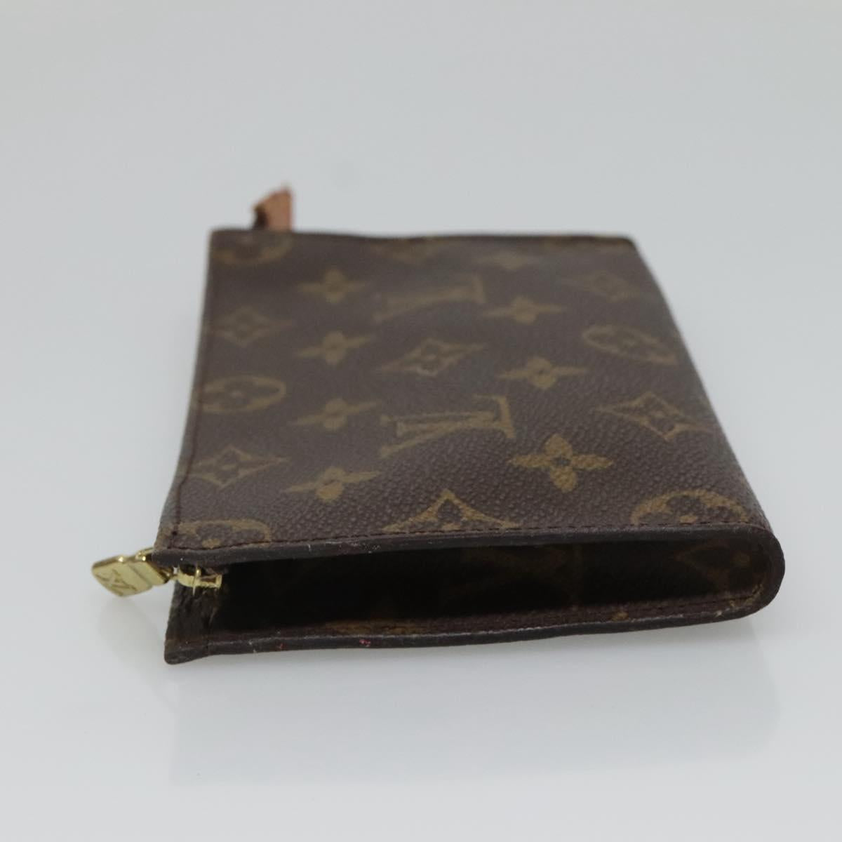 LOUIS VUITTON Monogram Bucket PM Accessory Pouch LV Auth sw1163