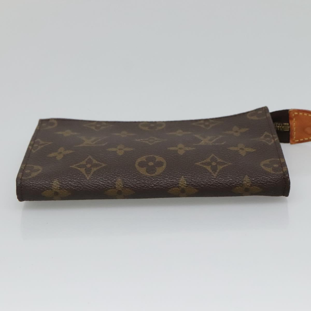 LOUIS VUITTON Monogram Bucket PM Accessory Pouch LV Auth sw1163