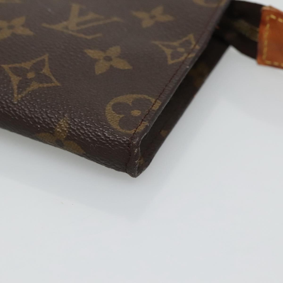LOUIS VUITTON Monogram Bucket PM Accessory Pouch LV Auth sw1163