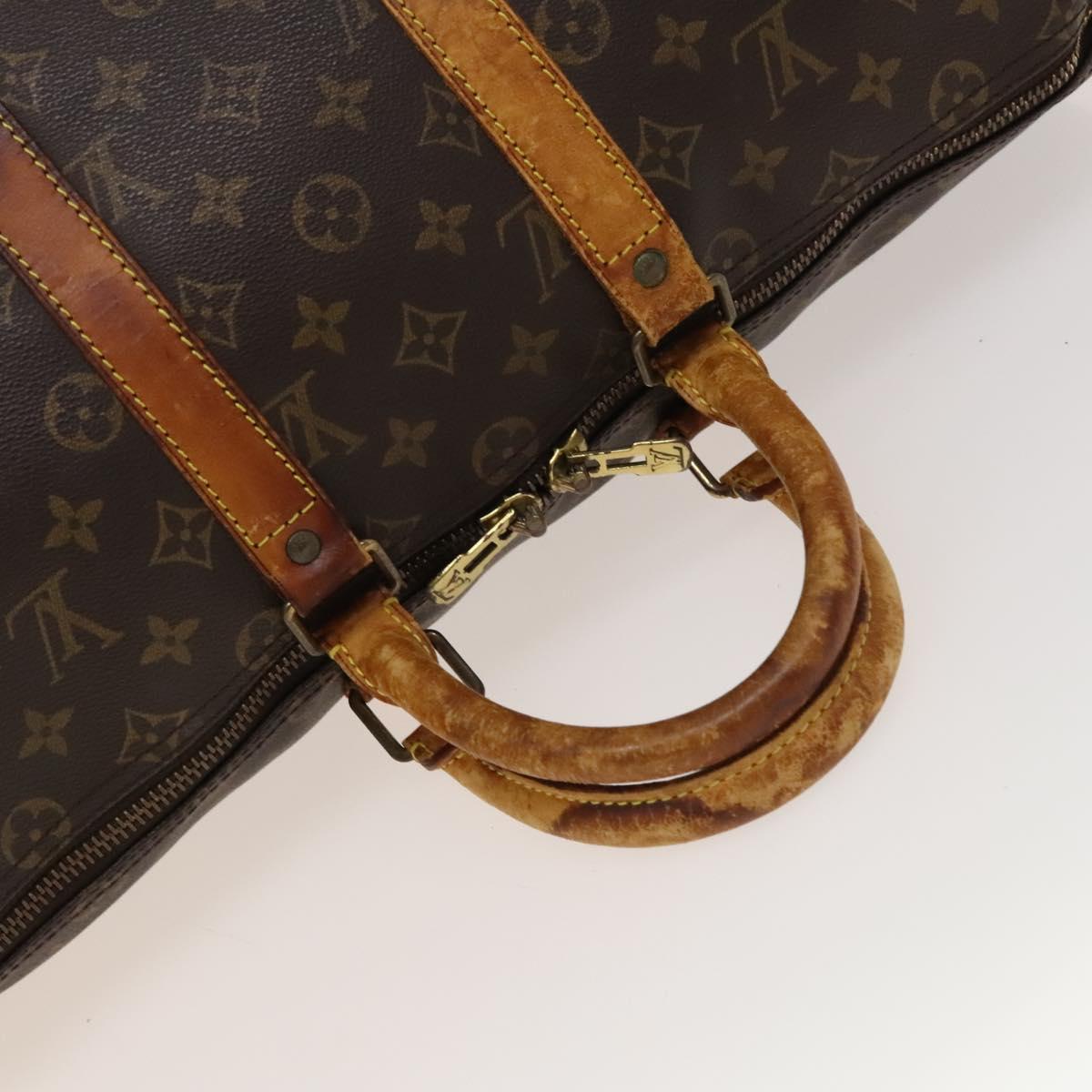 LOUIS VUITTON Monogram Keepall 45 Boston Bag M41428 LV Auth sw1206