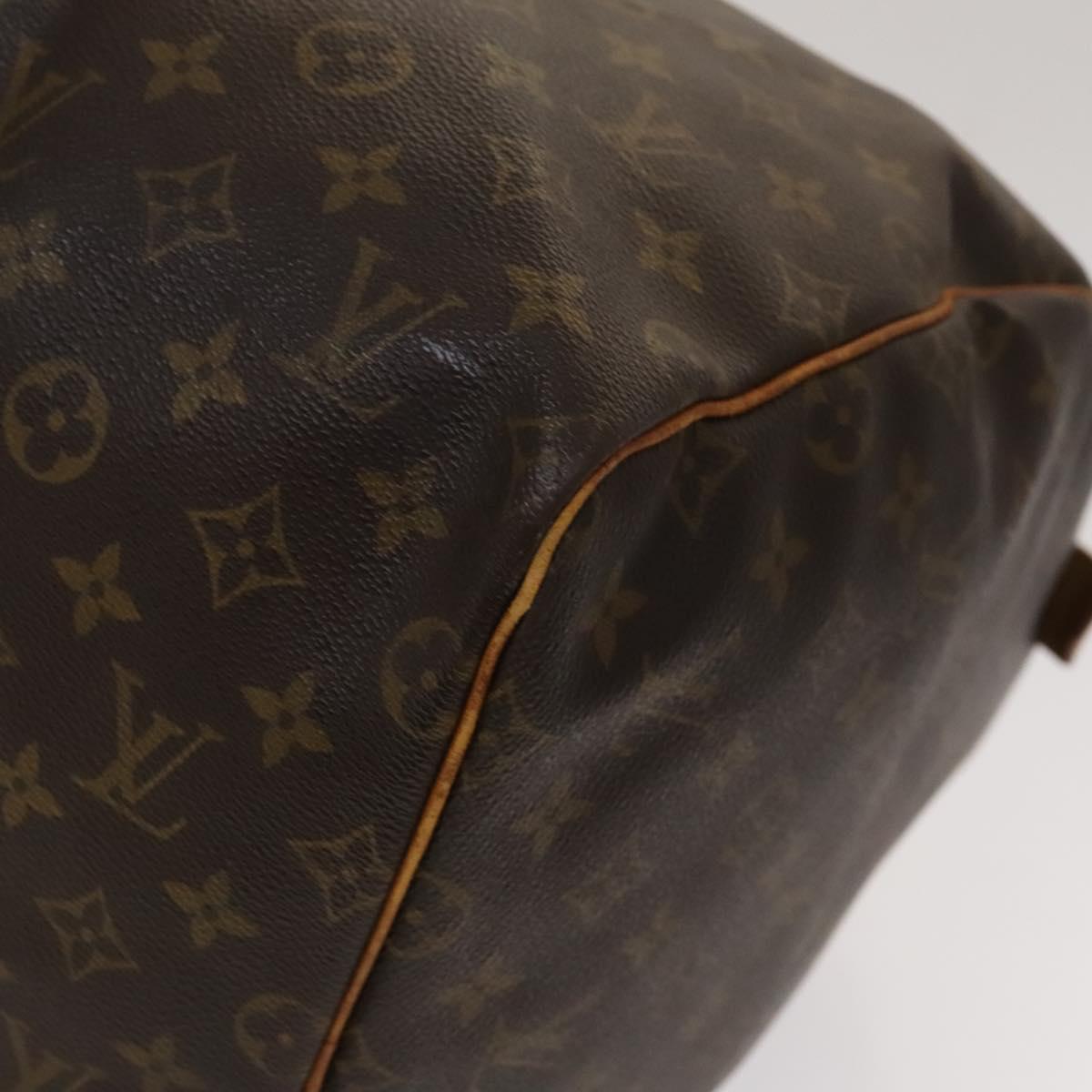 LOUIS VUITTON Monogram Keepall 55 Boston Bag M41424 LV Auth sw1207