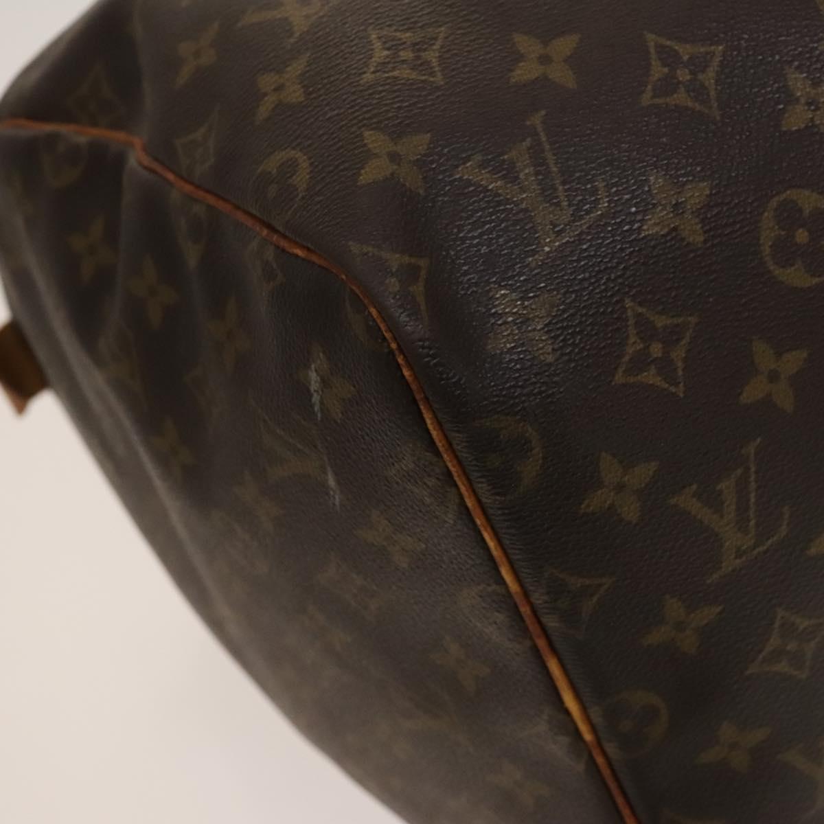 LOUIS VUITTON Monogram Keepall 55 Boston Bag M41424 LV Auth sw1207
