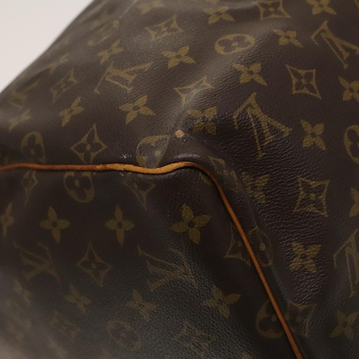 LOUIS VUITTON Monogram Keepall 55 Boston Bag M41424 LV Auth sw1207