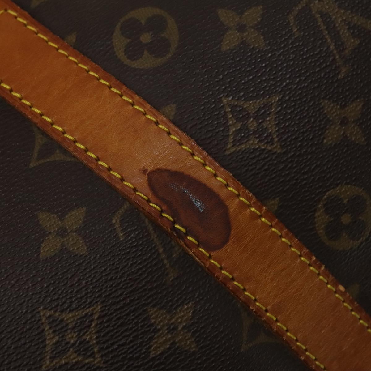 LOUIS VUITTON Monogram Keepall 55 Boston Bag M41424 LV Auth sw1207