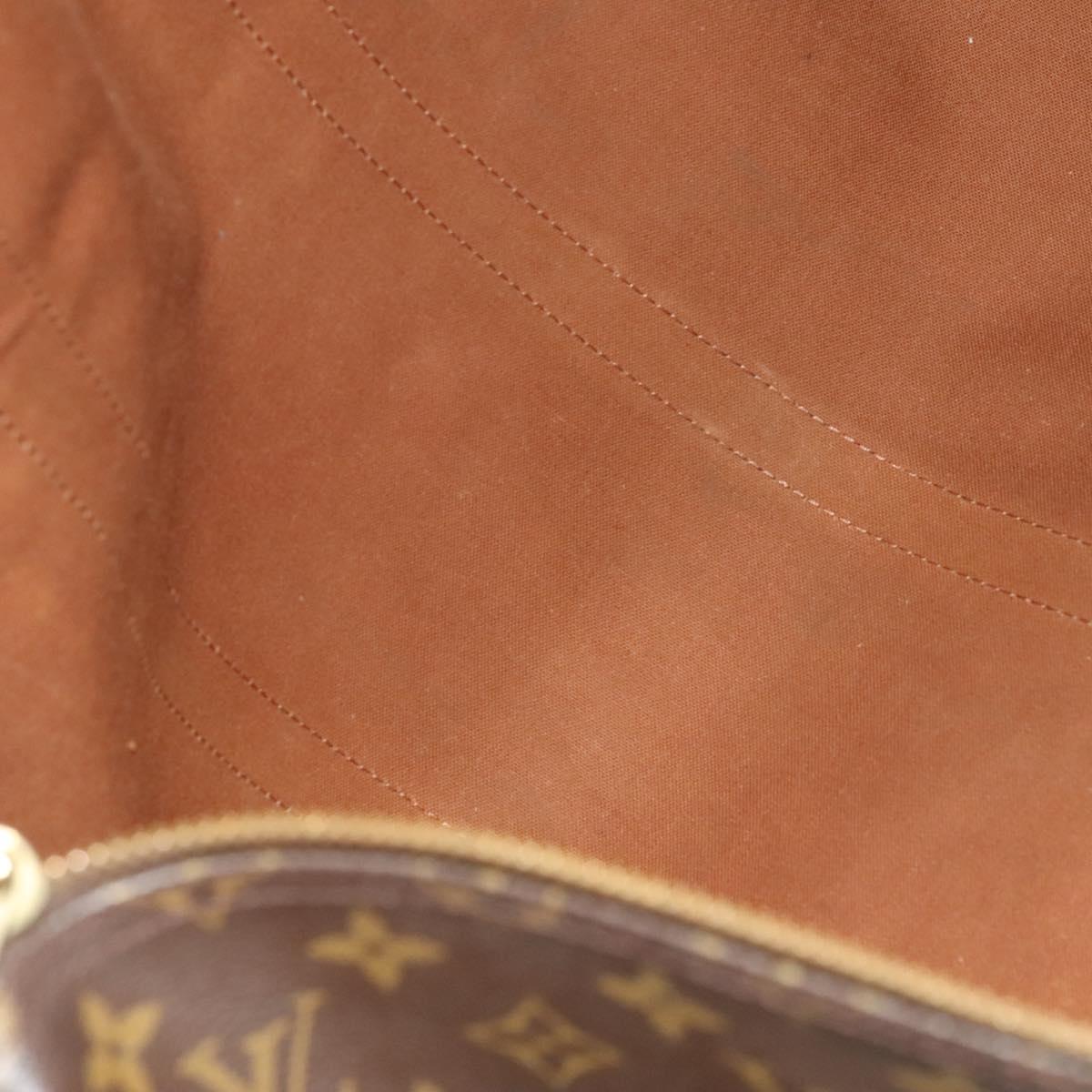 LOUIS VUITTON Monogram Keepall 55 Boston Bag M41424 LV Auth sw1207