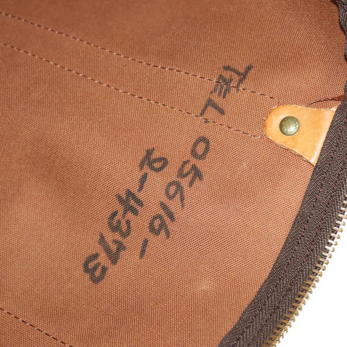 LOUIS VUITTON Monogram Keepall 55 Boston Bag M41424 LV Auth sw1207