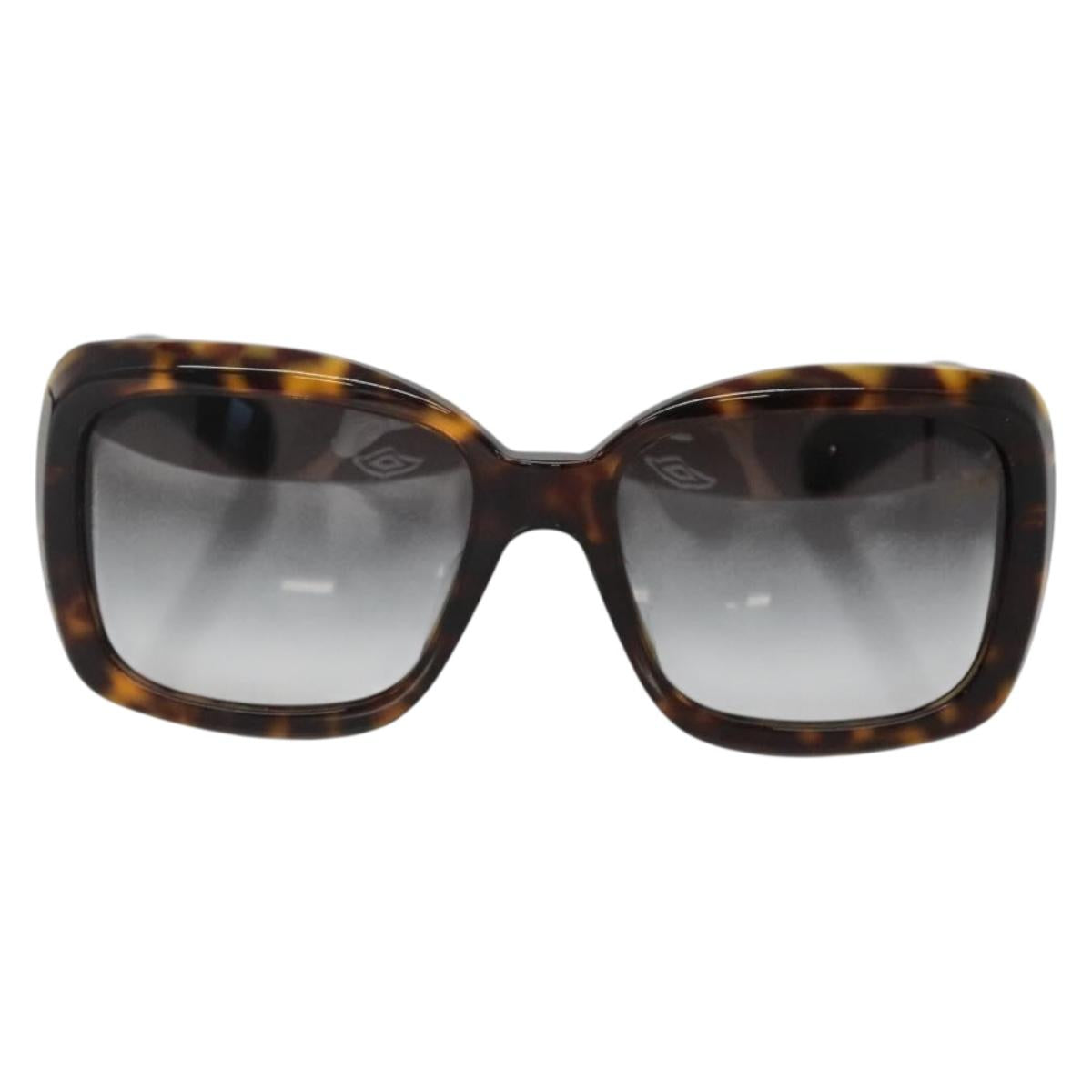 CHANEL Sunglasses Plastic Brown CC Auth sw1211