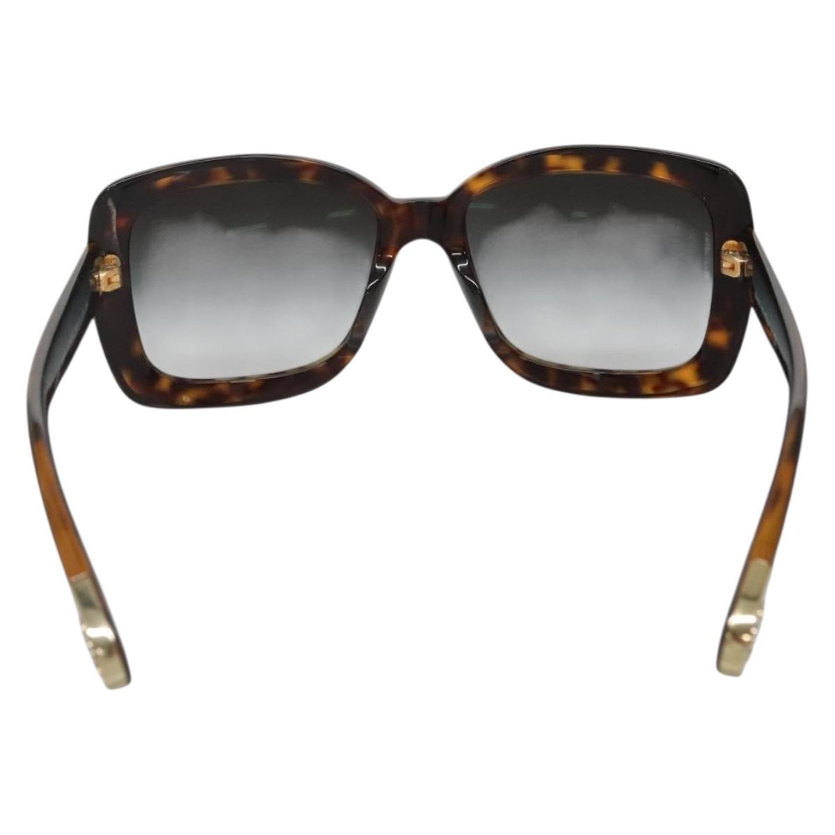 CHANEL Sunglasses Plastic Brown CC Auth sw1211