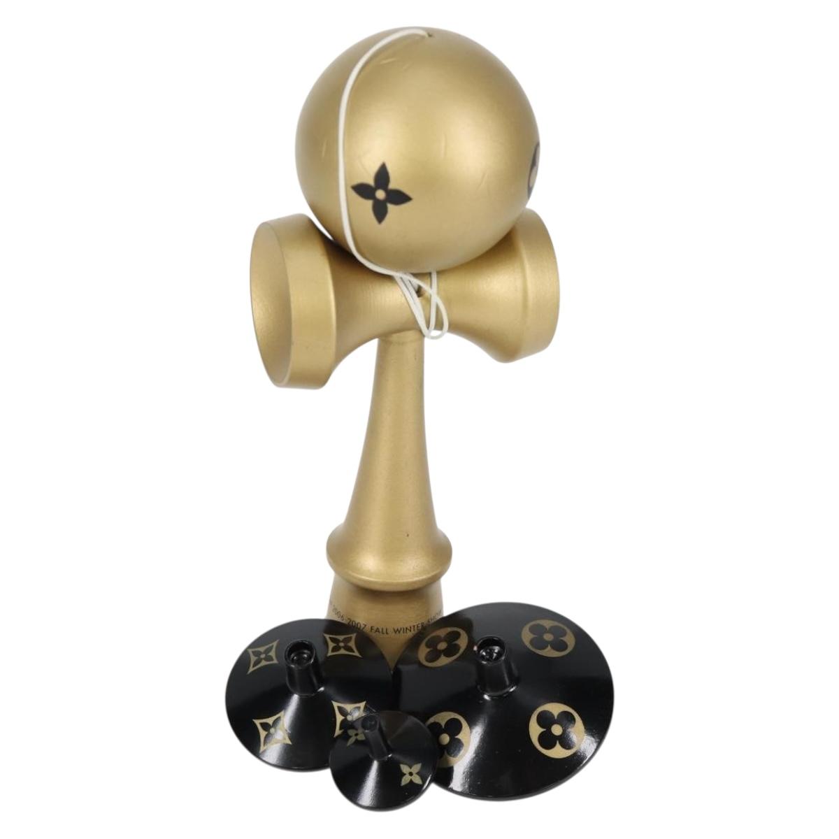 LOUIS VUITTON LV VIP Exclusive Kendama 3 Pieces Gold LV Auth sw1212SM