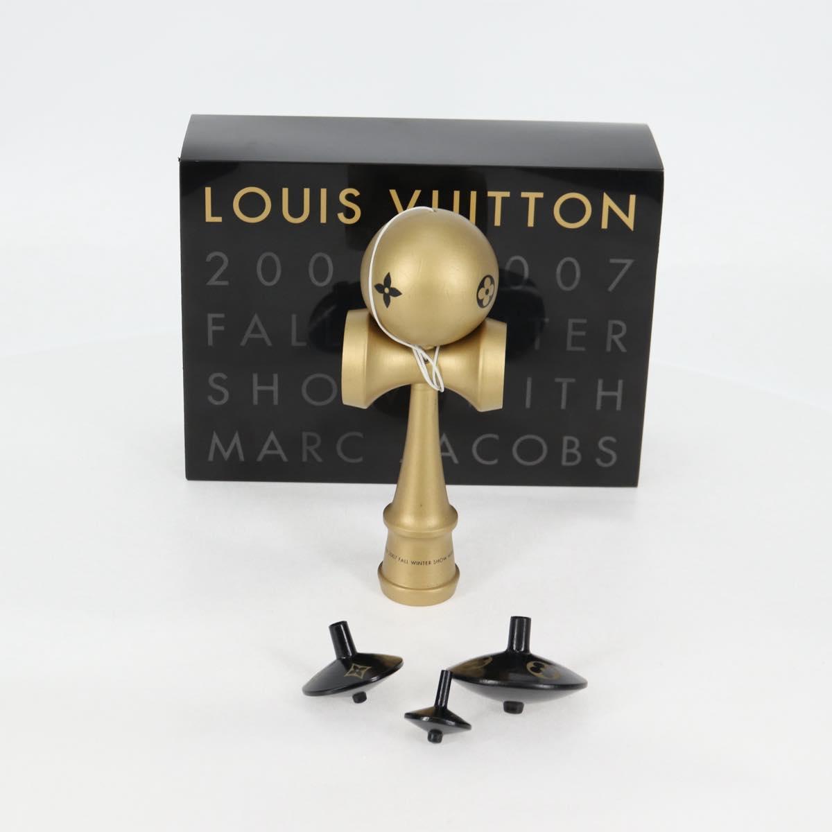 LOUIS VUITTON LV VIP Exclusive Kendama 3 Pieces Gold LV Auth sw1212SM